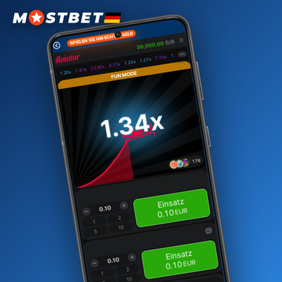 Mostbet App Aviator – Flugzeug-Spiel mit Multiplikator-Kurve direkt in der Casino-App