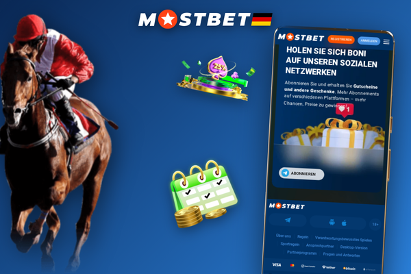 Mostbet Aktionscode 2026 auf dem Smartphone im Anmeldefeld eingeben